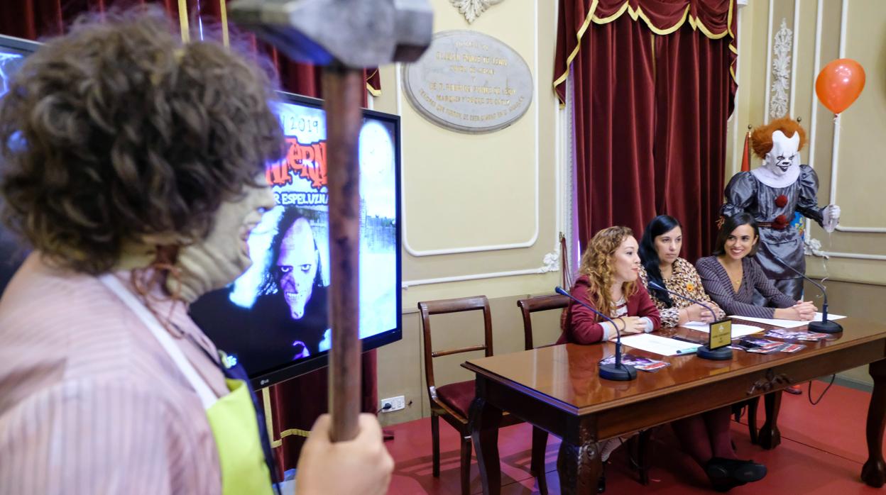 Presentación de las actividades de Halloween en Cádiz.