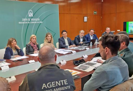 Reunión del comité asesor del Plan Infoca en Cádiz.