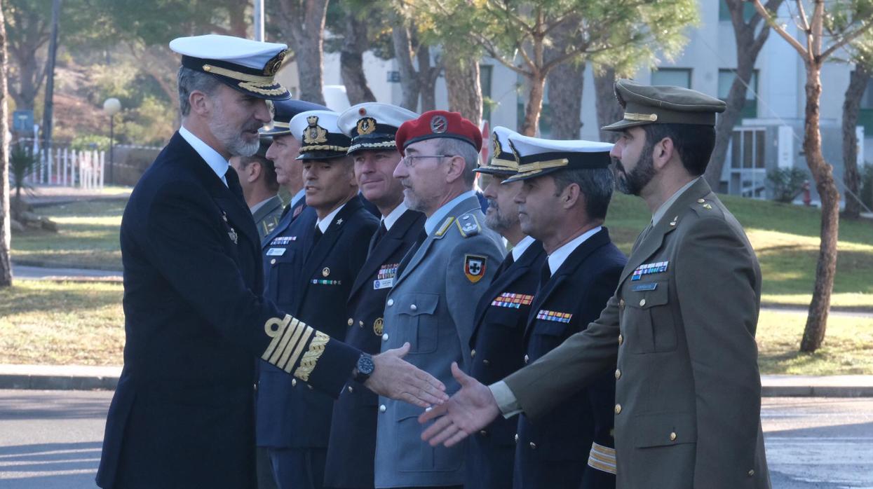 El Rey de visita oficial en Rota y San Fernando