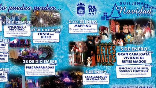 Programación de las actividades navideñas de Guillena