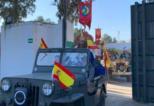 Coches cásicos para los Reyes en Chiclana