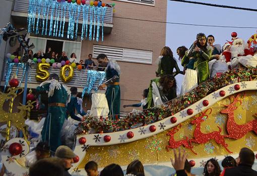 La carroza desde la que supuestamente se han lanzado los objetos