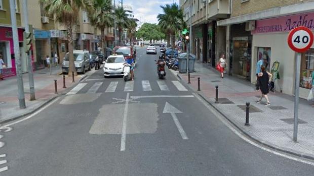 Dos heridos en un accidente de tráfico en Cádiz capital