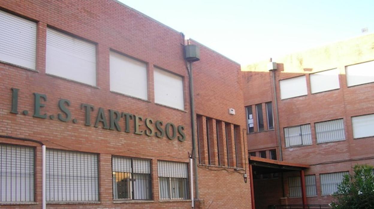 Interior del instituto Tartessos de Camas