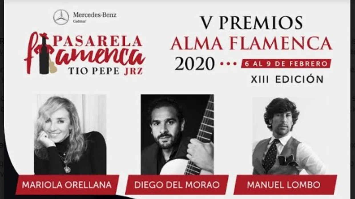 La Pasarela Flamenca de Jerez premia a Mariola Orellana, Diego del Morao y Manuel Lombo
