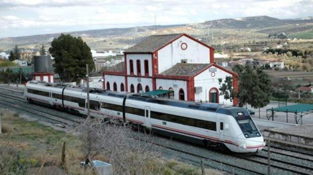 La estación de trenes del municipio sevillano de Pedrera