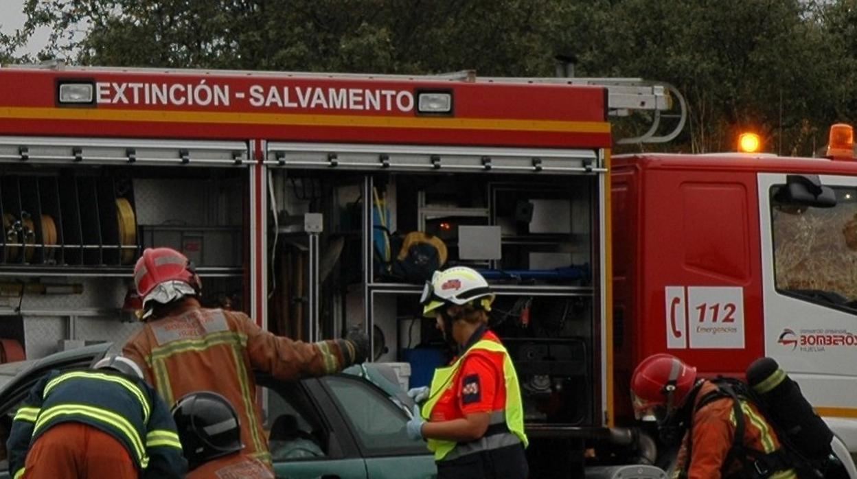 Herido por quemaduras en el incendio de una casa en El Bosque