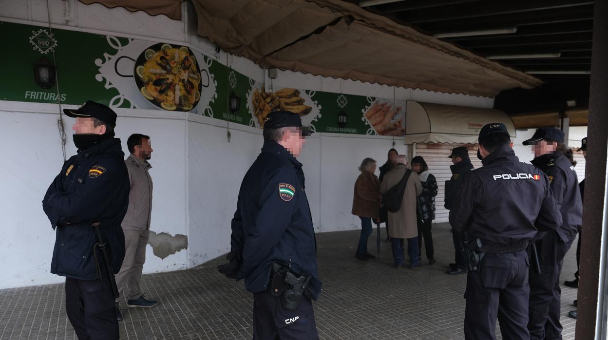 El desalojo se produjo en la mañana de ayer y contó con la presencia de la Policía Autonómica.