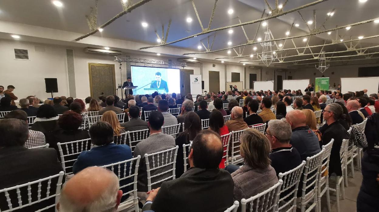 Un momento de la celebración del encuentro promovido en Marchena. ABC