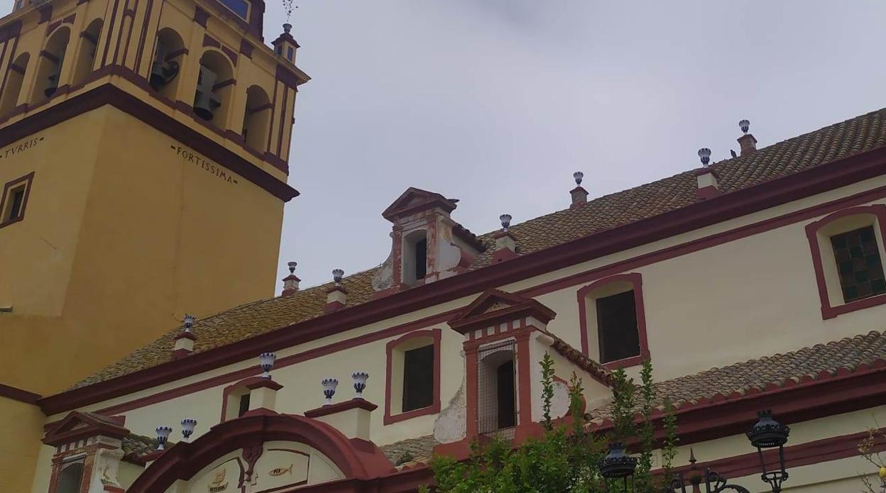 Parroquia de Consolación de El Coronil, donde se iba a celebrar la boda