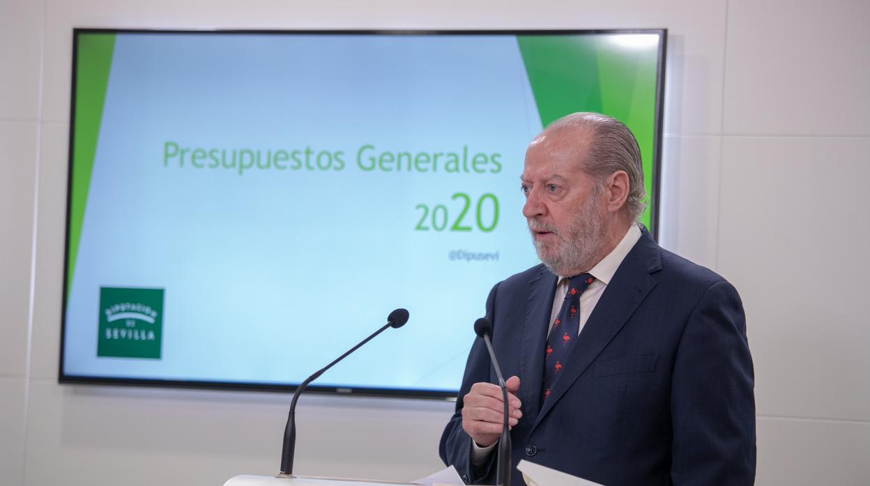 Fernando Rodríguez Villalobos, presidente de la Diputación de Sevilla