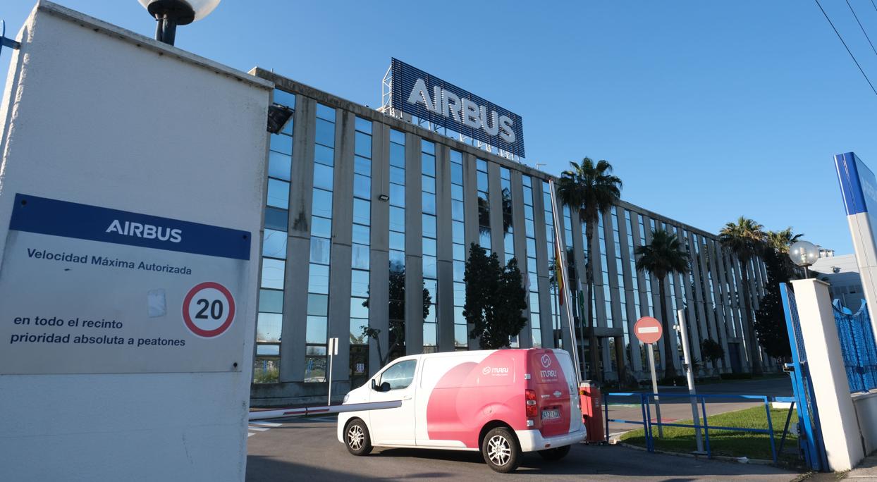 Imagen del pasado martes de la factoría de Airbus en Puerto Real