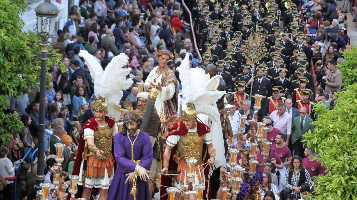 El misterio de la hermandad de La Paz de Fátima por carrera oficial en 2019