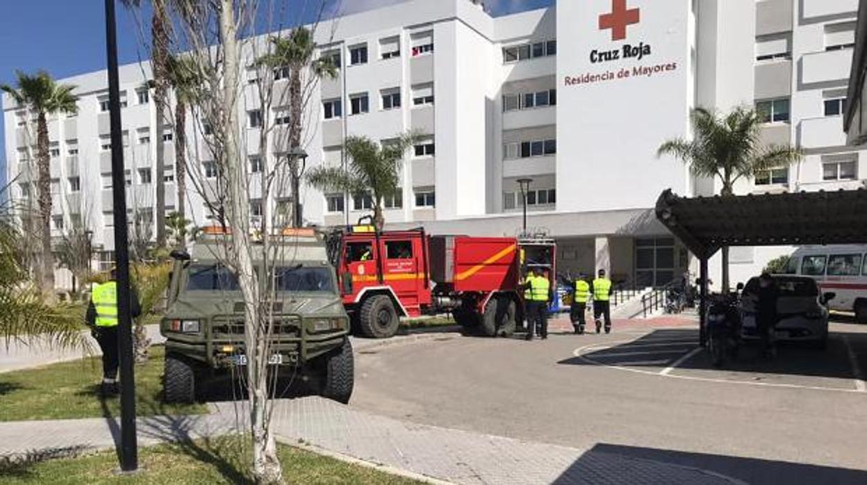 Residencia en la que se han detectado medio centenar de casos de Covid-19 en San Fernando.