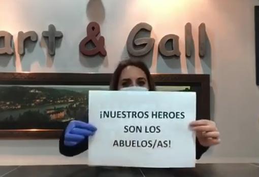 Emotivo vídeo de la residencia Mart &amp; Gall de Chiclana: «Nuestros héroes son los abuelos»