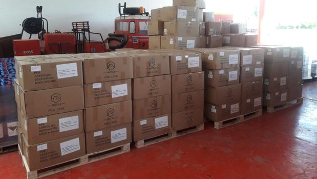 La Diputación de Sevilla compra 1,2 millones de mascarillas para satisfacer las necesidades hasta junio