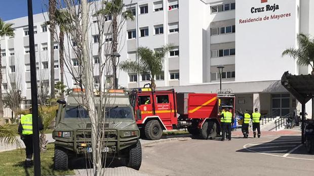 La Residencia de Cruz Roja de San Fernando registra 59 casos positivos por coronavirus y 206 negativos