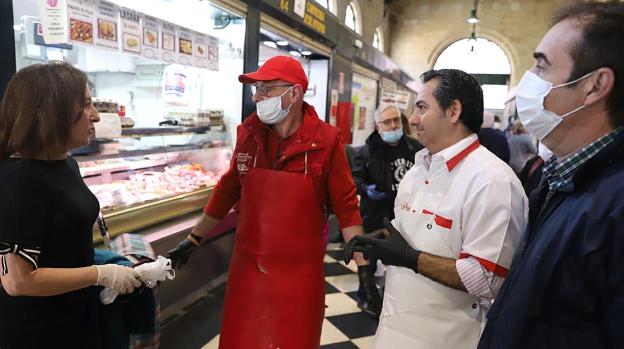 Visita al Mercado Central en uno de estos días de confinamiento domiciliario