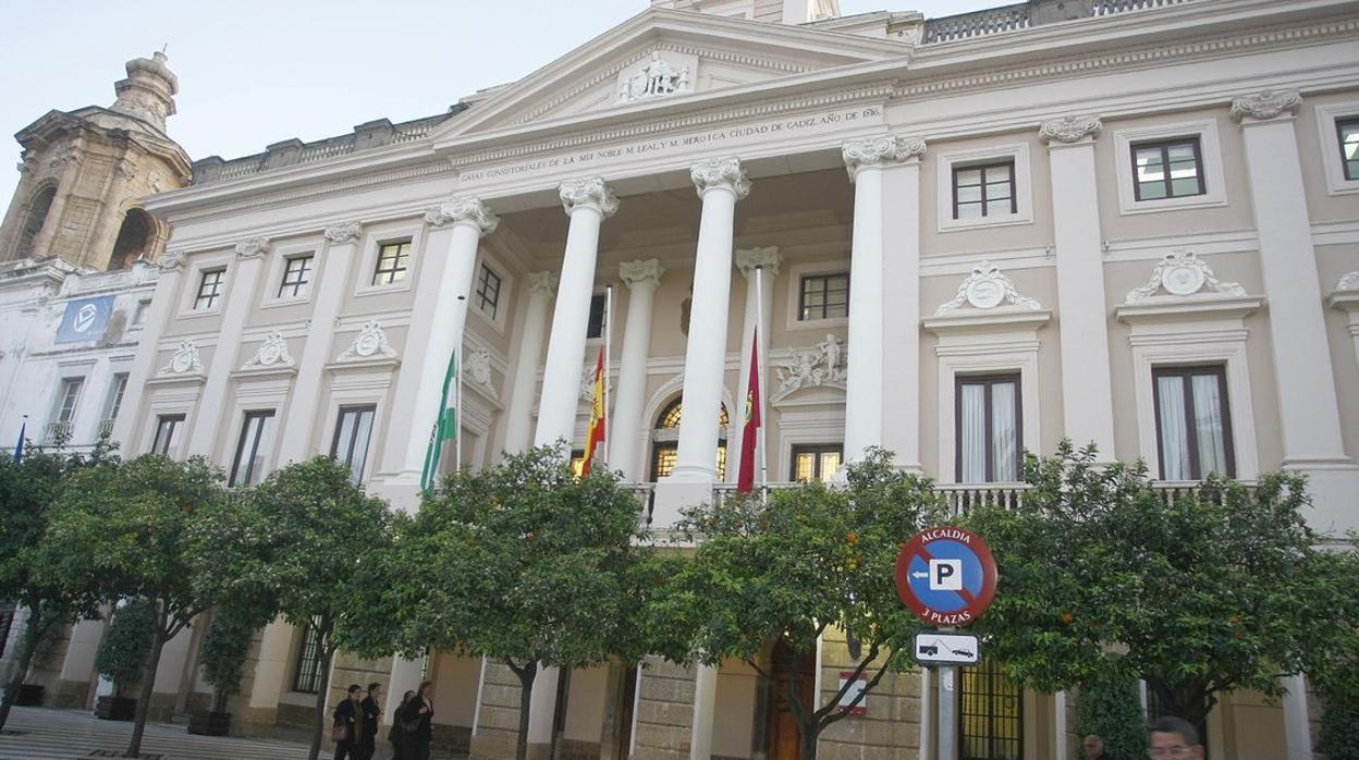 La plaza San Juan de Dios de Cádiz antes de la pandemia.