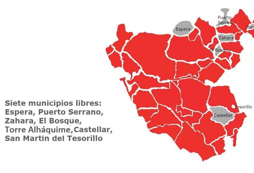 Los casos de coronavirus en la provincia de Cádiz, pueblo a pueblo