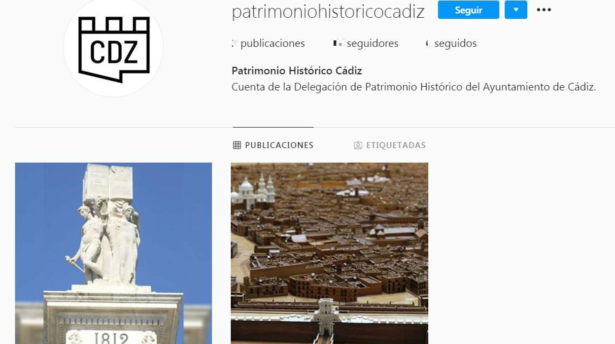 Cuenta de Instagram de Patrimonio Histórico.