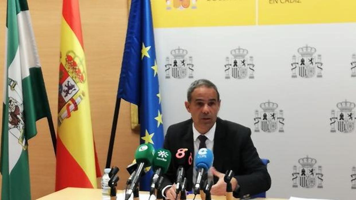 El subdelegado del Gobierno en Cádiz en una imagen de archivo, antes de la pandemia.