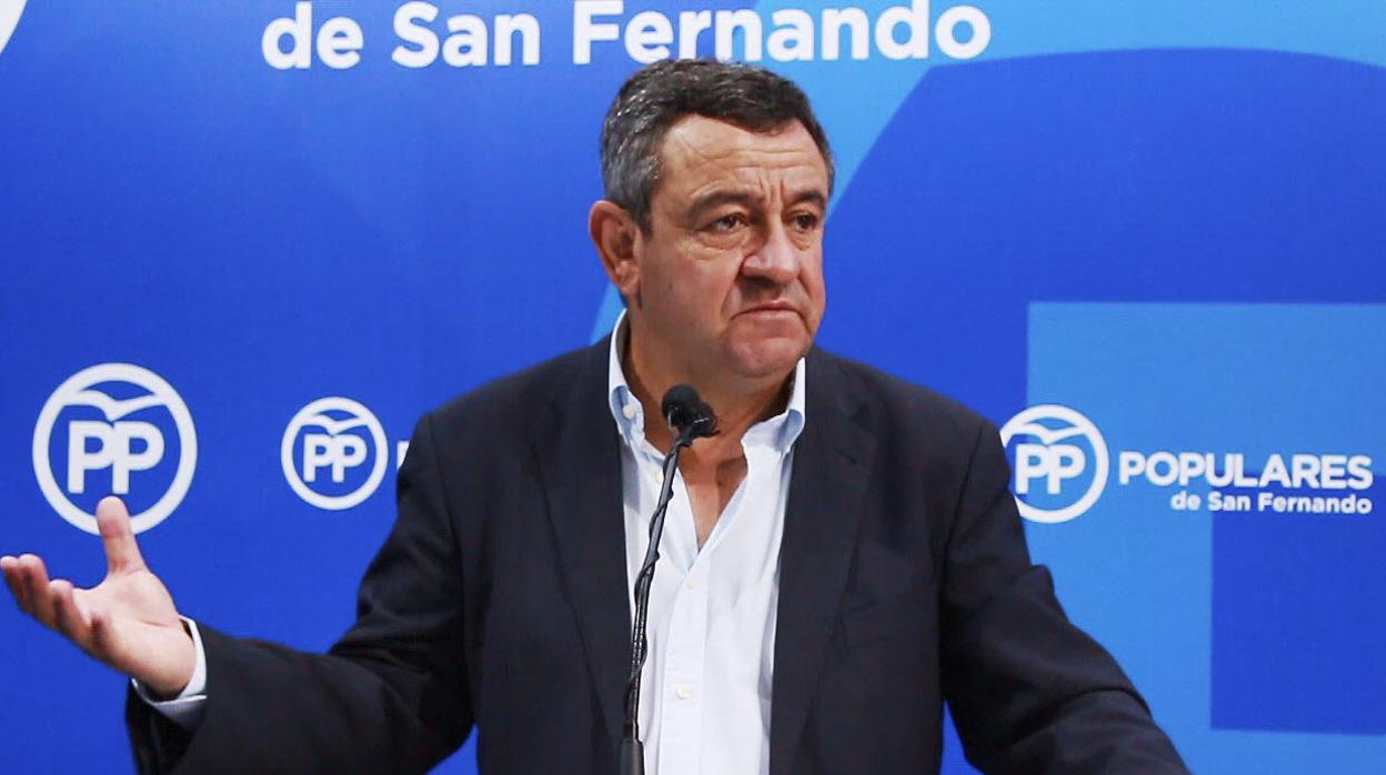 José Loaiza, portavoz del grupo provincial del PP en Cádiz.