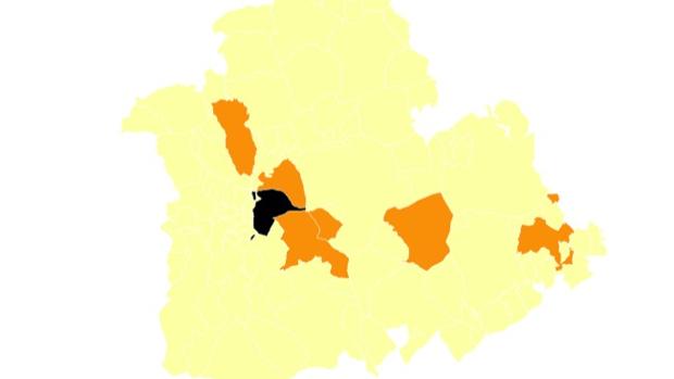 Sólo siete pueblos de Sevilla registran casos positivos de coronavirus en la última semana