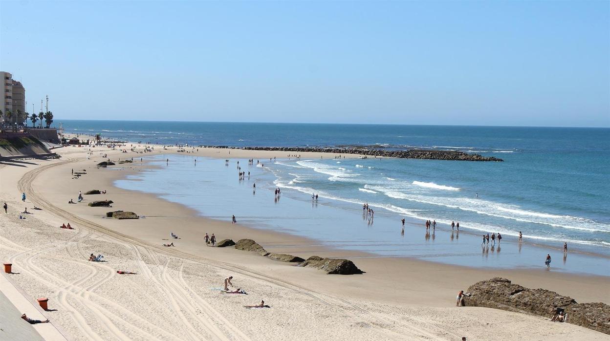 Playa de Santa María del Mar en Cádiz