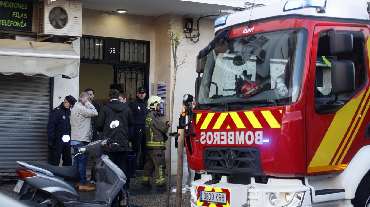 Imagen de archivo de un incendio en San Juan de Aznalfarache