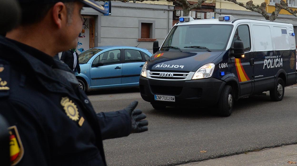 Imagen de archivo de un furgón policial