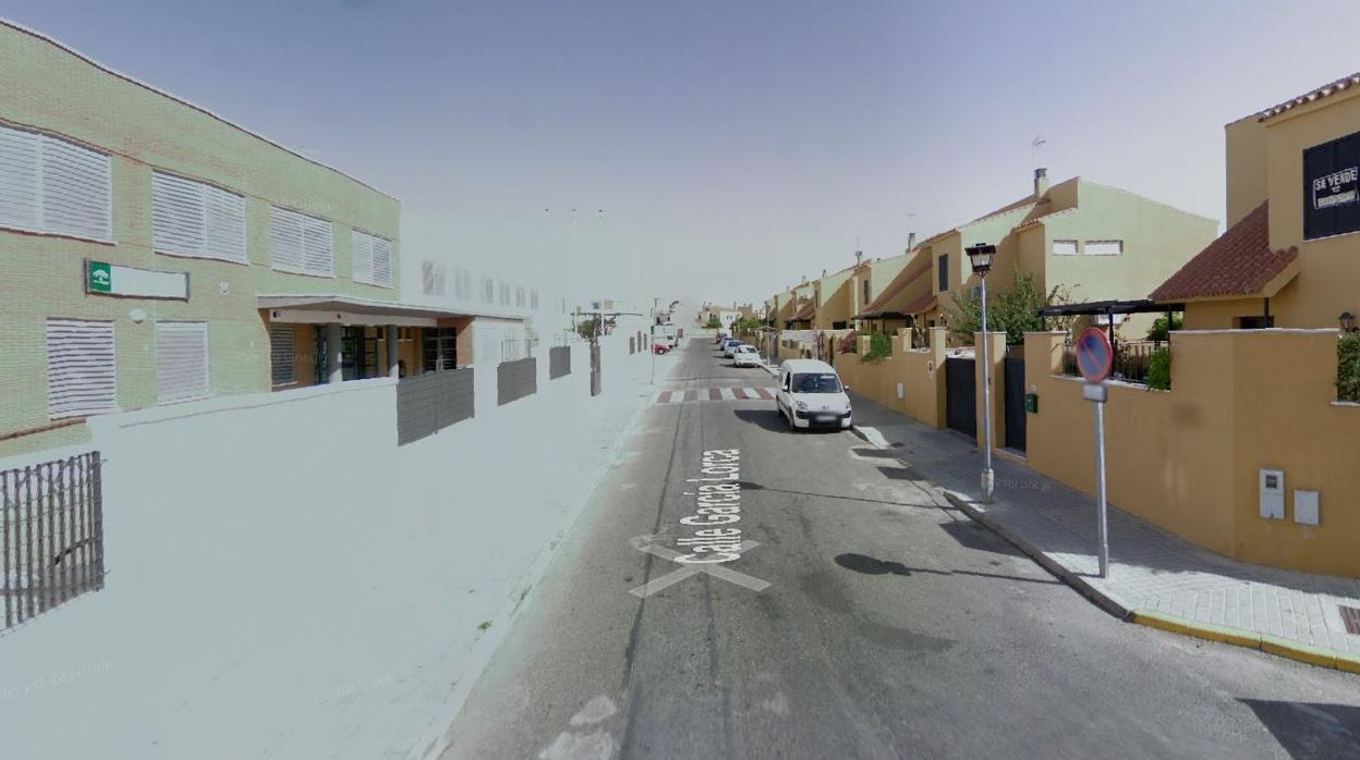 Calle García Lorca del municipio, donde han tenido lugar los hechos