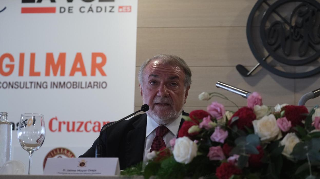 Jaime Matyior Oreja, en el Aula de Vistahermosa de El Puerto de Santa María.