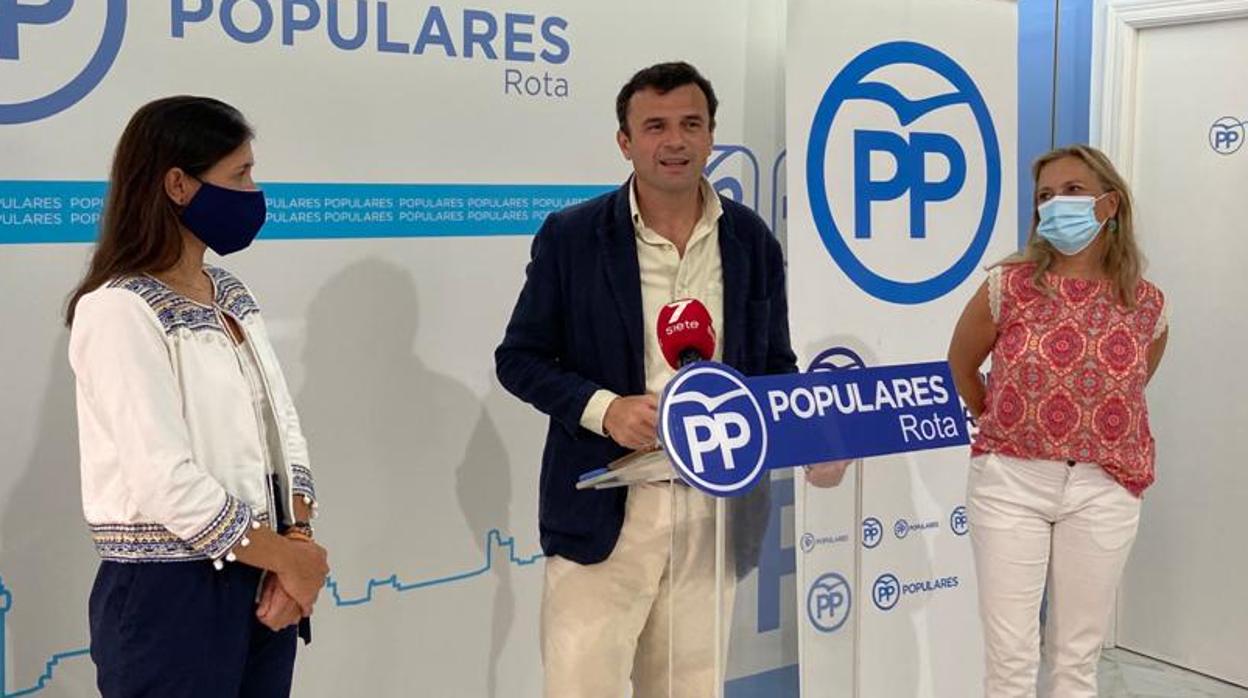 Rueda de prensa de Bruno García en Rota