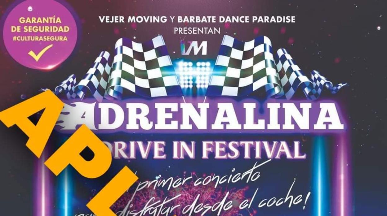 Aplazado el &#039;Adrenalina Drive in festival&#039; de Barbate