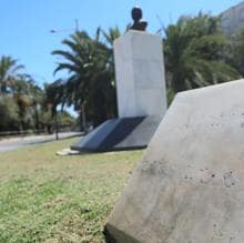 Busto de Juan Carlos I en Cádiz
