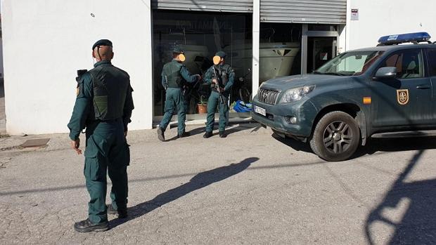 Guardia Civil realiza una operación contra el blanqueo de capitales por droga en Cádiz, Málaga y Albacete