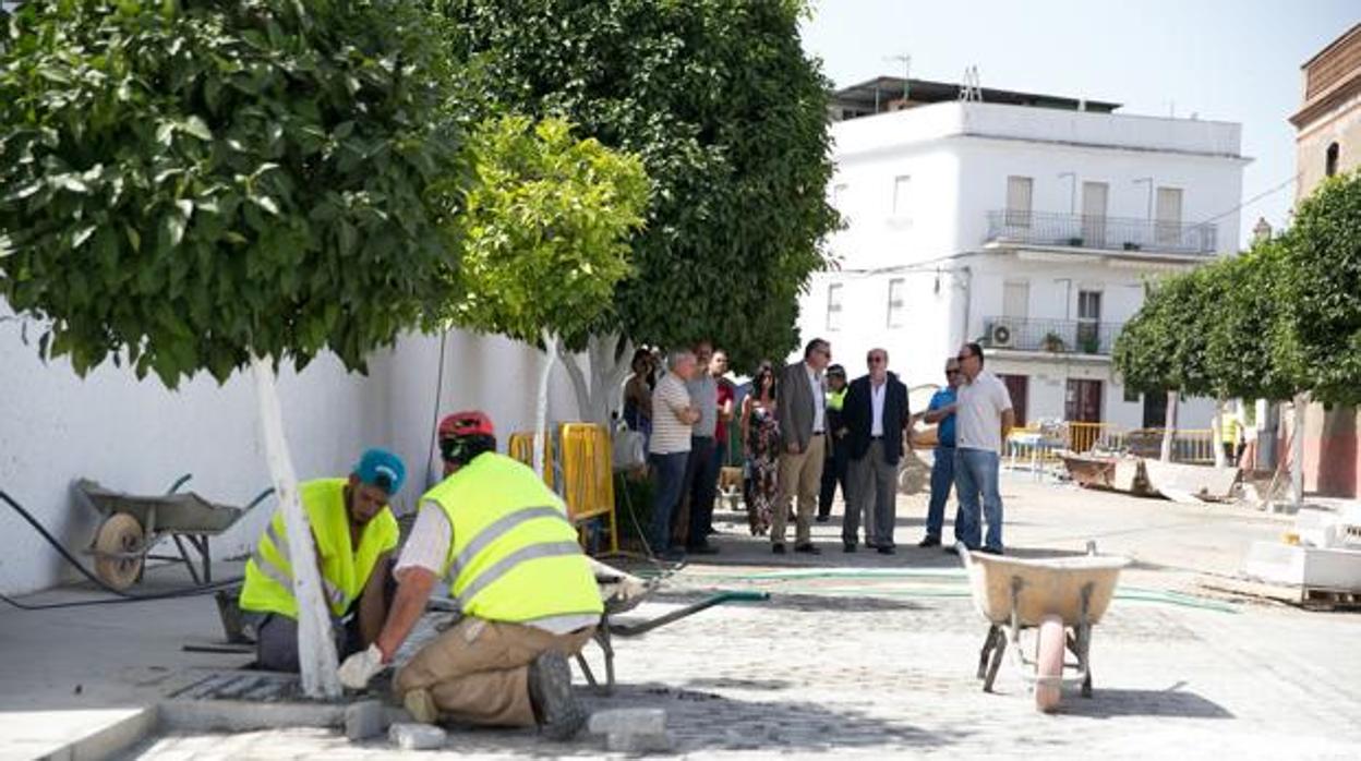 Una obra sufragada con las inversiones del Plan Supera de la Diputación de Sevilla