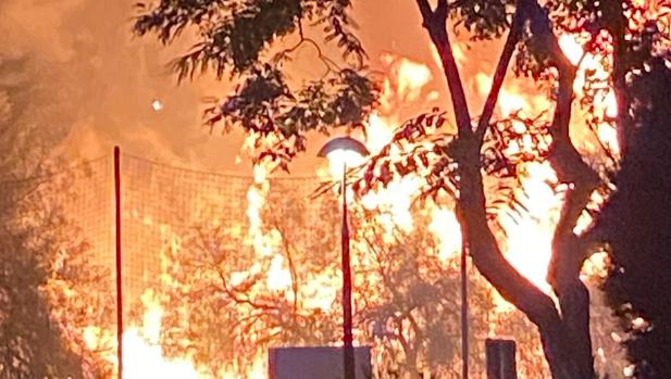 ¿Cuánto tardaron los bomberos en llegar al incendio de Tomares?