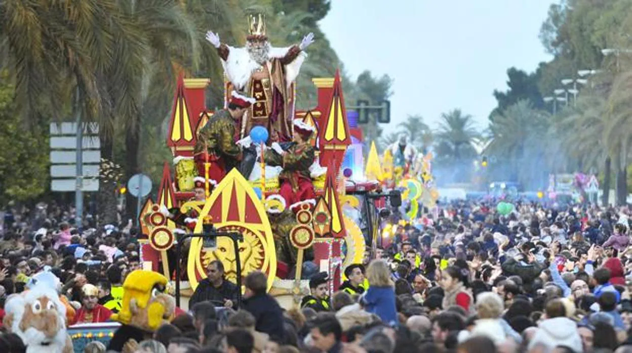 Cabalgata de Reyes Magos de Jerez de la Frontera.