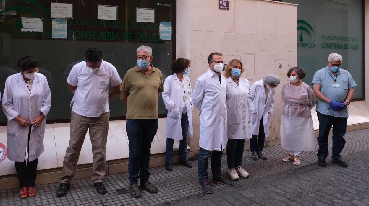 Concentración de los médicos de Atención Primaria este martes en Cádiz