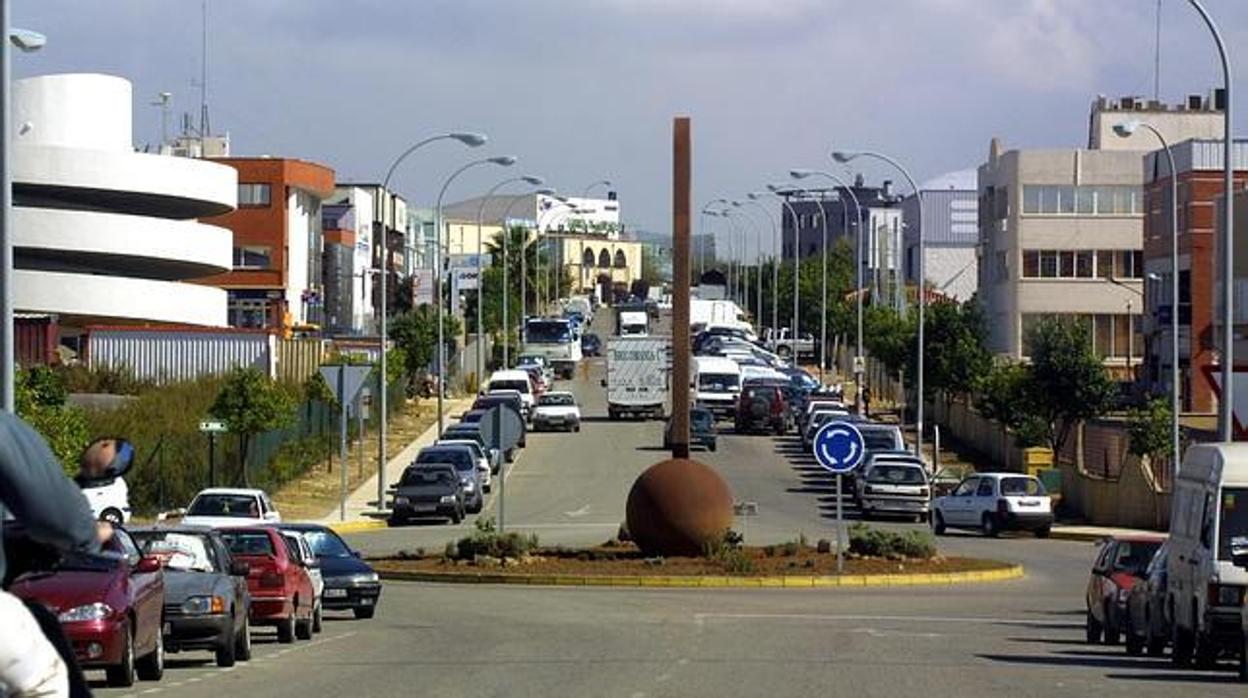 Imagen de una de las calles del parque empresarial PISA de Mairena del ALjarafe