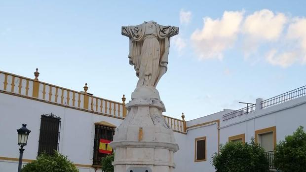 El IAPH hará unas manos nuevas para el vandalizado Sagrado Corazón de Jesús de La Roda de Andalucía