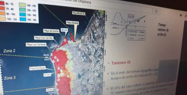 Chipiona tendría un mínimo de una hora desde que ocurre el tsunami hasta que llega a la costa