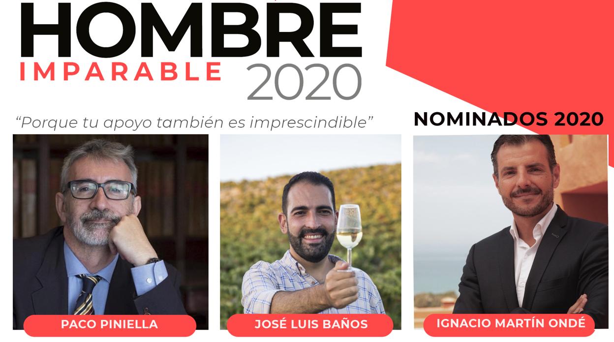 Francisco Piniella, José Luis Baños e Ignacio Martín, candidatos a &#039;Hombre imparable&#039;