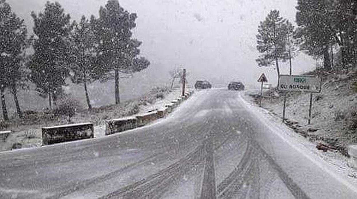 El tiempo en Cádiz: Dora podría traer nieve a la Sierra de Cádiz