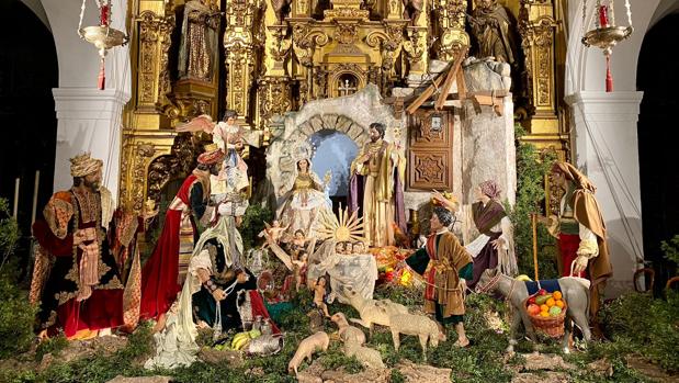 Un belén especial en Santa María Magdalena en Dos Hermanas para la Navidad del Covid