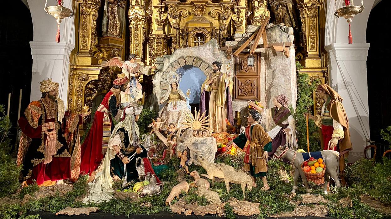 Nacimiento monumental que se puede visitar hasta el 10 de enero en Santa María Magdalena