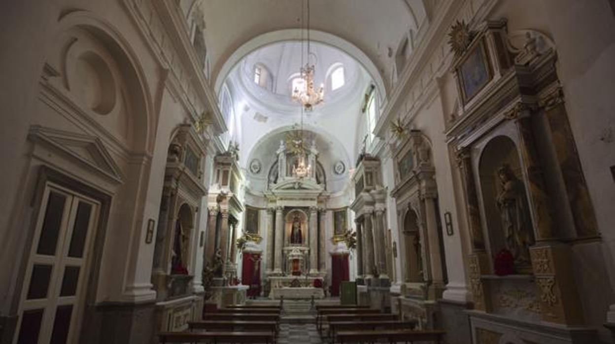 Interior de la iglesia de San Pablo