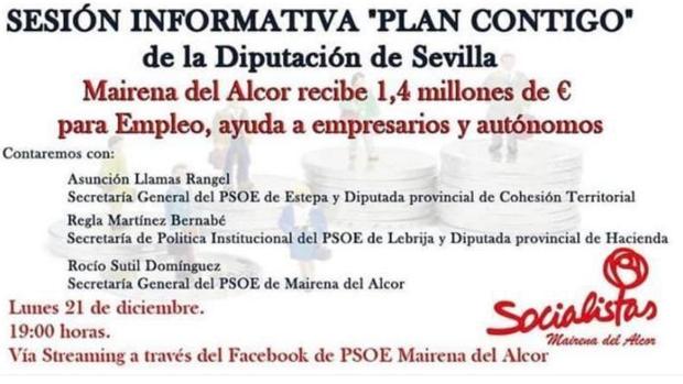 Tres diputadas provinciales informan del plan de inversiones a través de un medio de difusión del PSOE